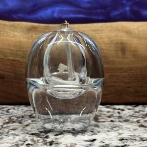 Clear Glass oil candle/lamp
